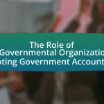 The Role of Non-Governmental Organizations in Promoting Government Accountability